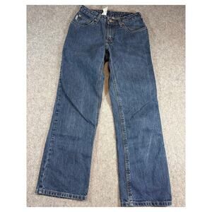 Carhartt Jeans Womens 4x30 Blue Denim Relaxed Fit Straight Leg Workwear Y2K